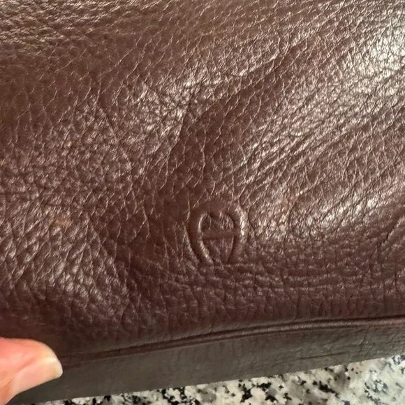 Etienne aigner Elegant Brown Leather Tote Bag - Picture 11 of 16